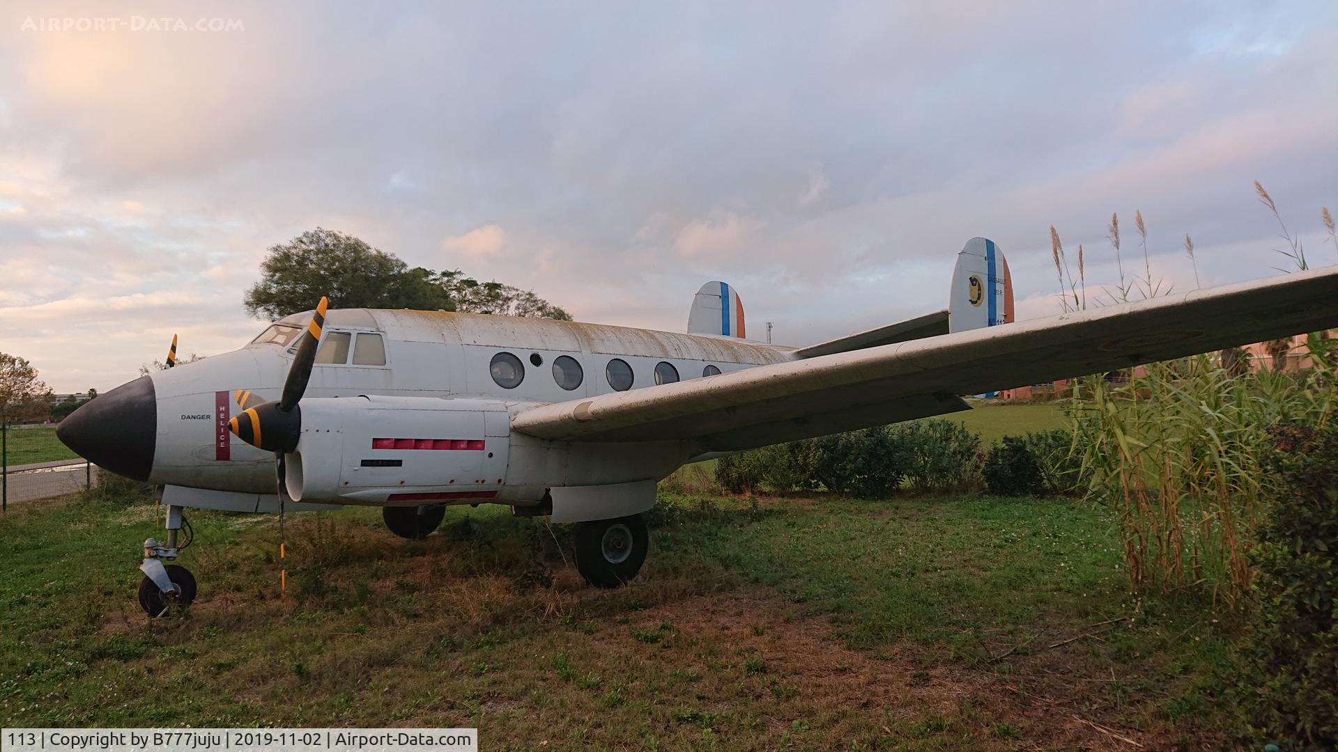 113, Dassault MD-315 Flamant C/N 113, at Fréjus