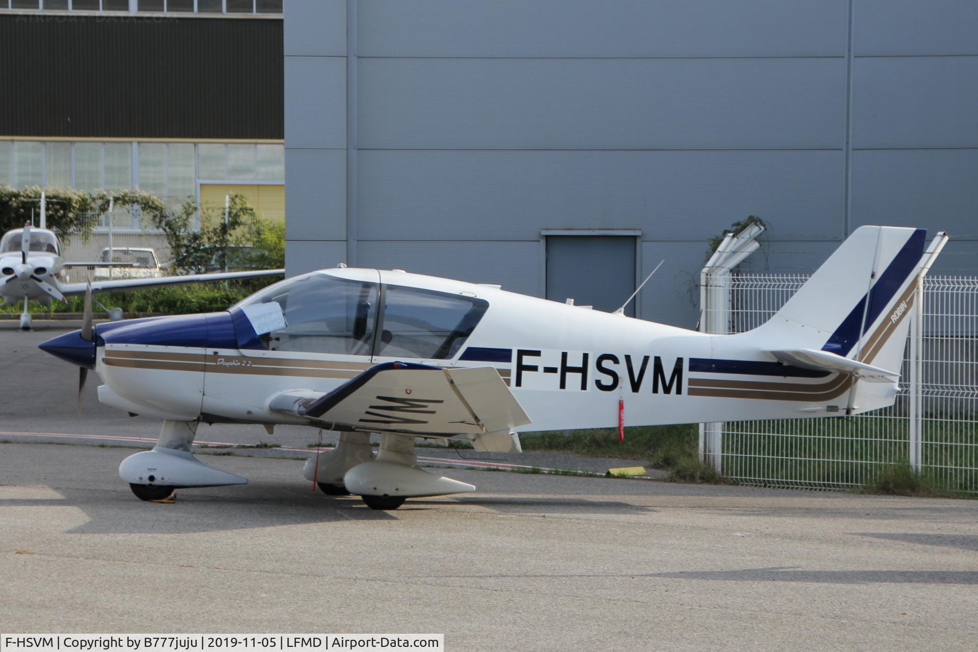 F-HSVM, Robin DR-400-120 Dauphin 2+2 C/N 2388, at Cannes