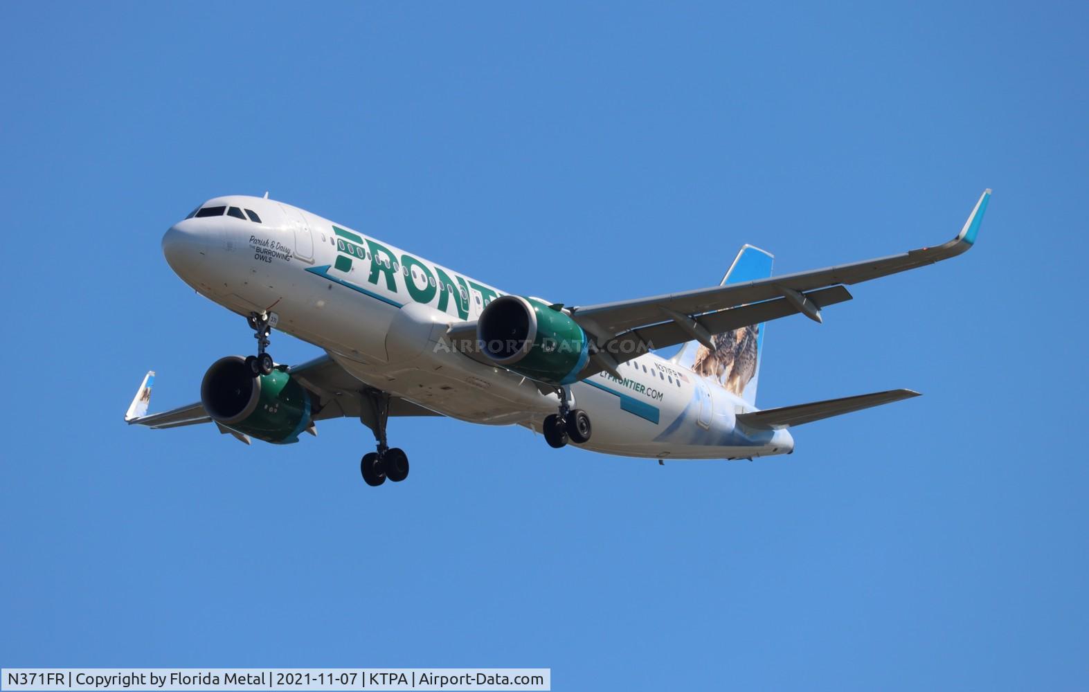 N371FR, 2020 Airbus A320-251N C/N 10089, TPA 2021