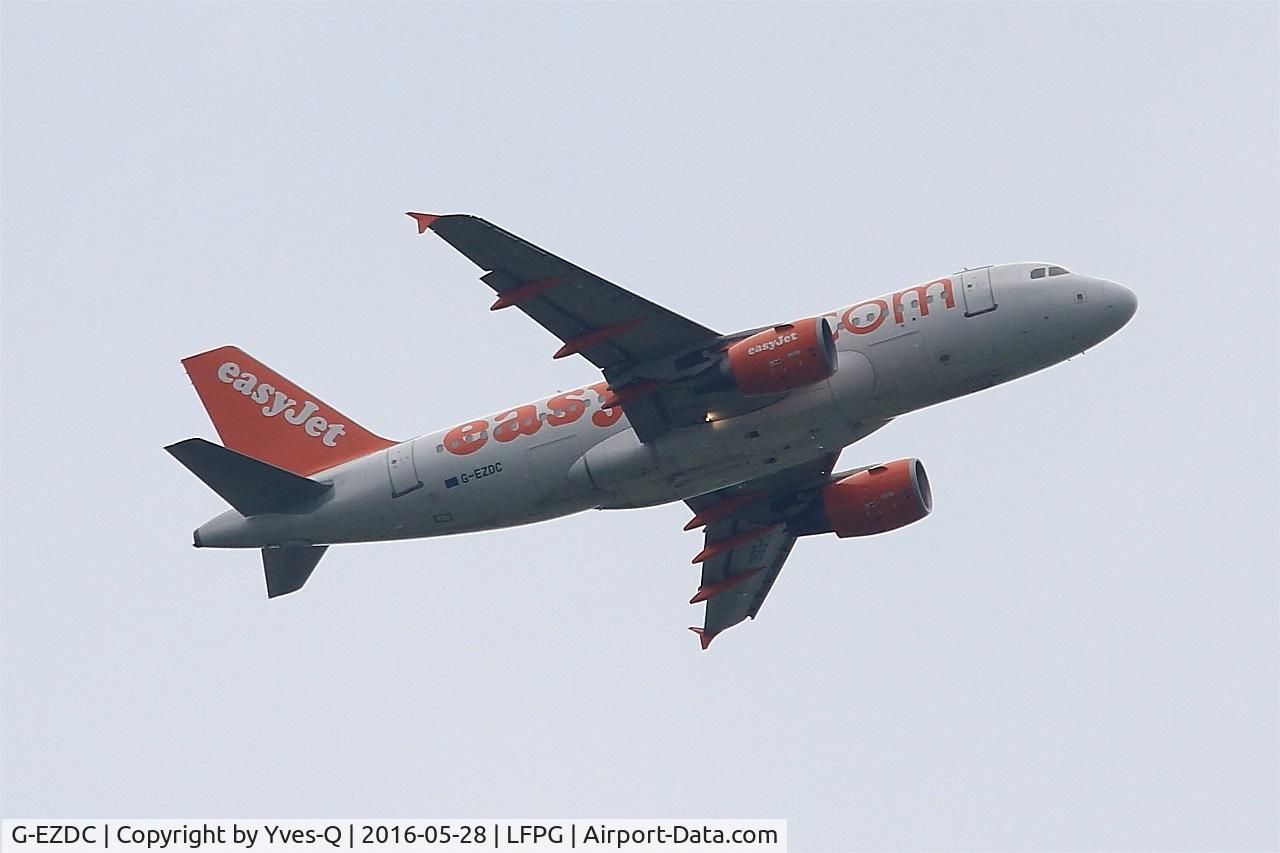 G-EZDC, 2003 Airbus A319-111 C/N 2043, Airbus A319-111, Climbing from rwy 06R, Roissy Charles De Gaulle airport (LFPG-CDG)