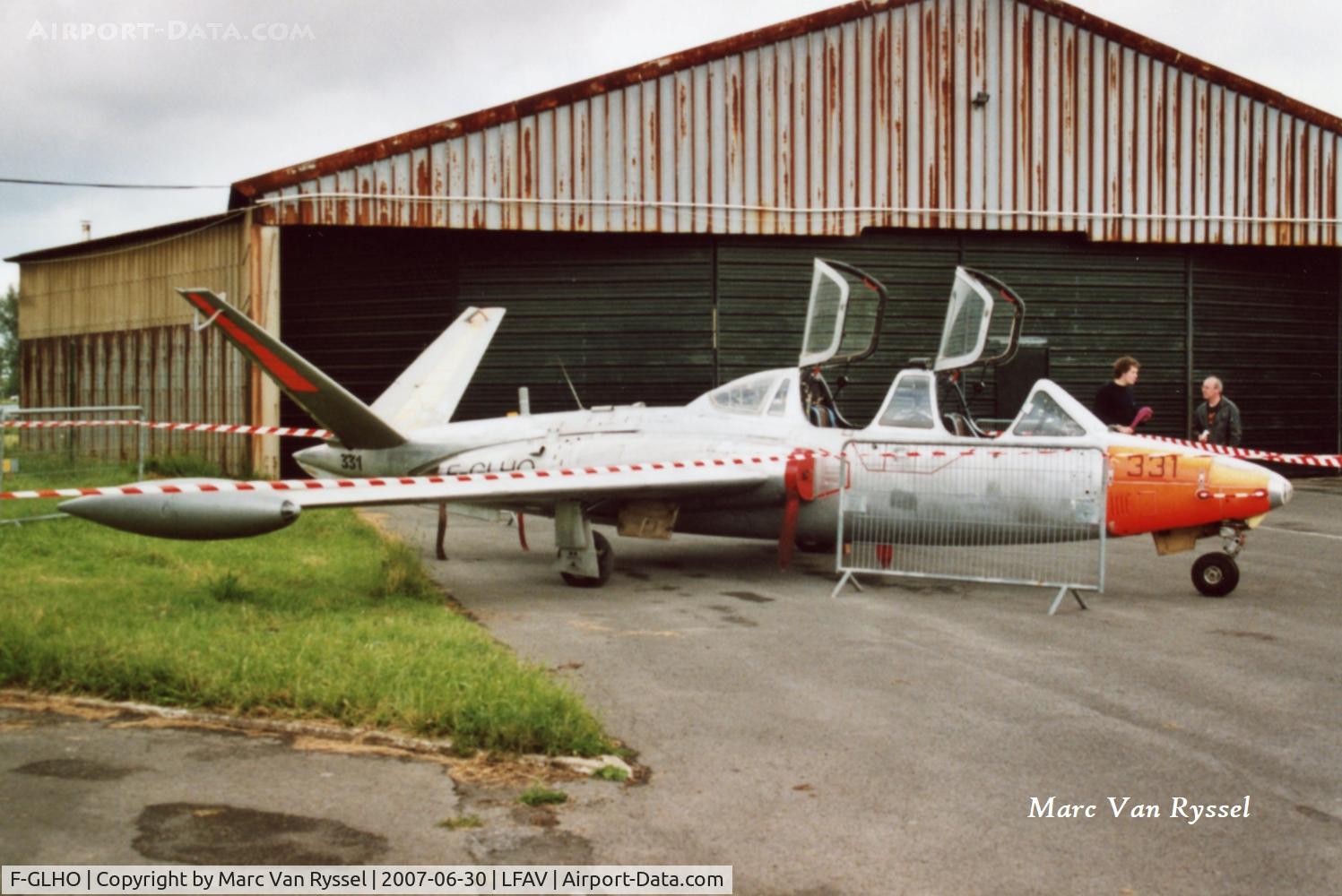 F-GLHO, Fouga CM-170R Magister C/N 331, At Valenciennes.