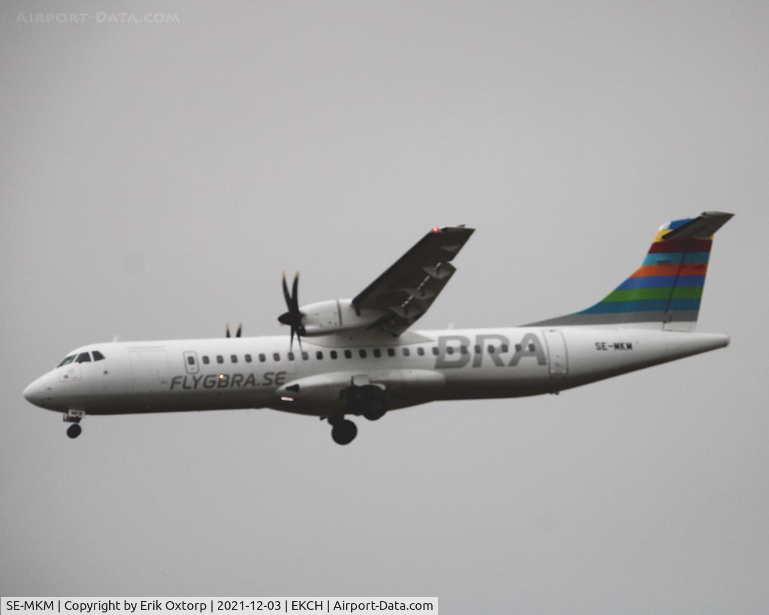 SE-MKM, 2019 ATR 72-212A C/N 1626, SE-MKM landing rw 22L
