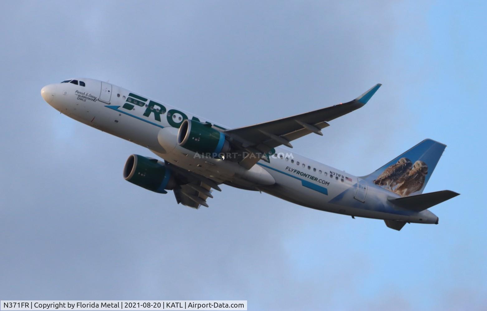 N371FR, 2020 Airbus A320-251N C/N 10089, ATL 2021