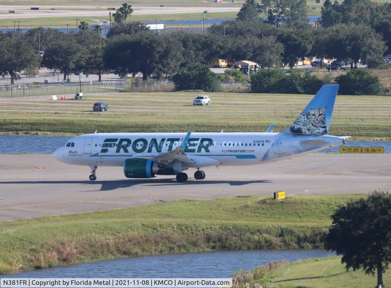 N381FR, 2021 Airbus A320-251NEO C/N 10544, MCO 2021