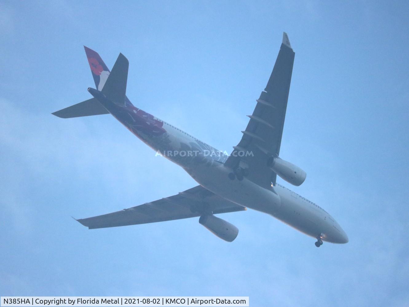 N385HA, 2012 Airbus A330-243 C/N 1295, MCO 2021