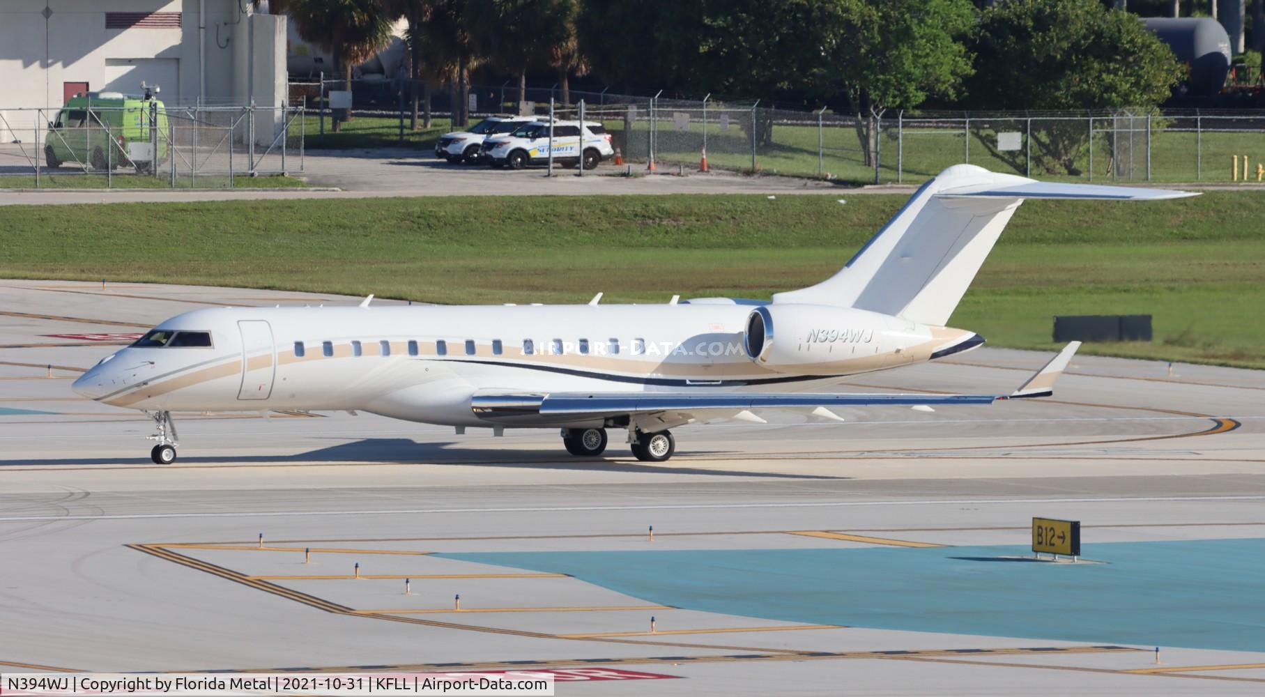 N394WJ, 2007 Bombardier BD-700-1A10 Global Express C/N 9262, FLL 2021