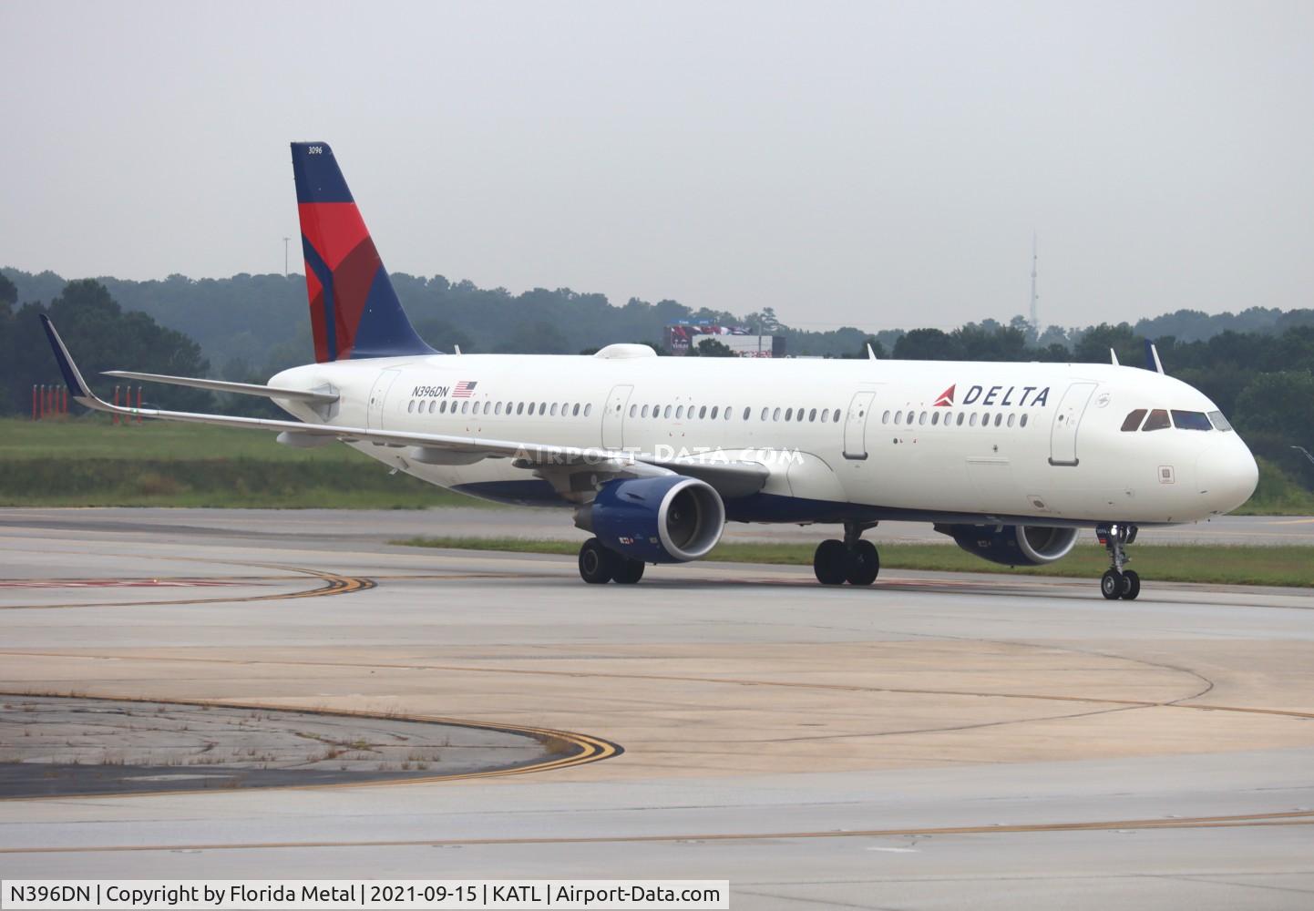 N396DN, 2019 Airbus A321-211 C/N 9128, ATL 2021