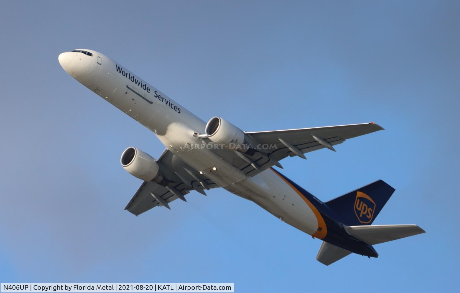 N406UP, 1988 Boeing 757-24APF C/N 23728, ATL 2021