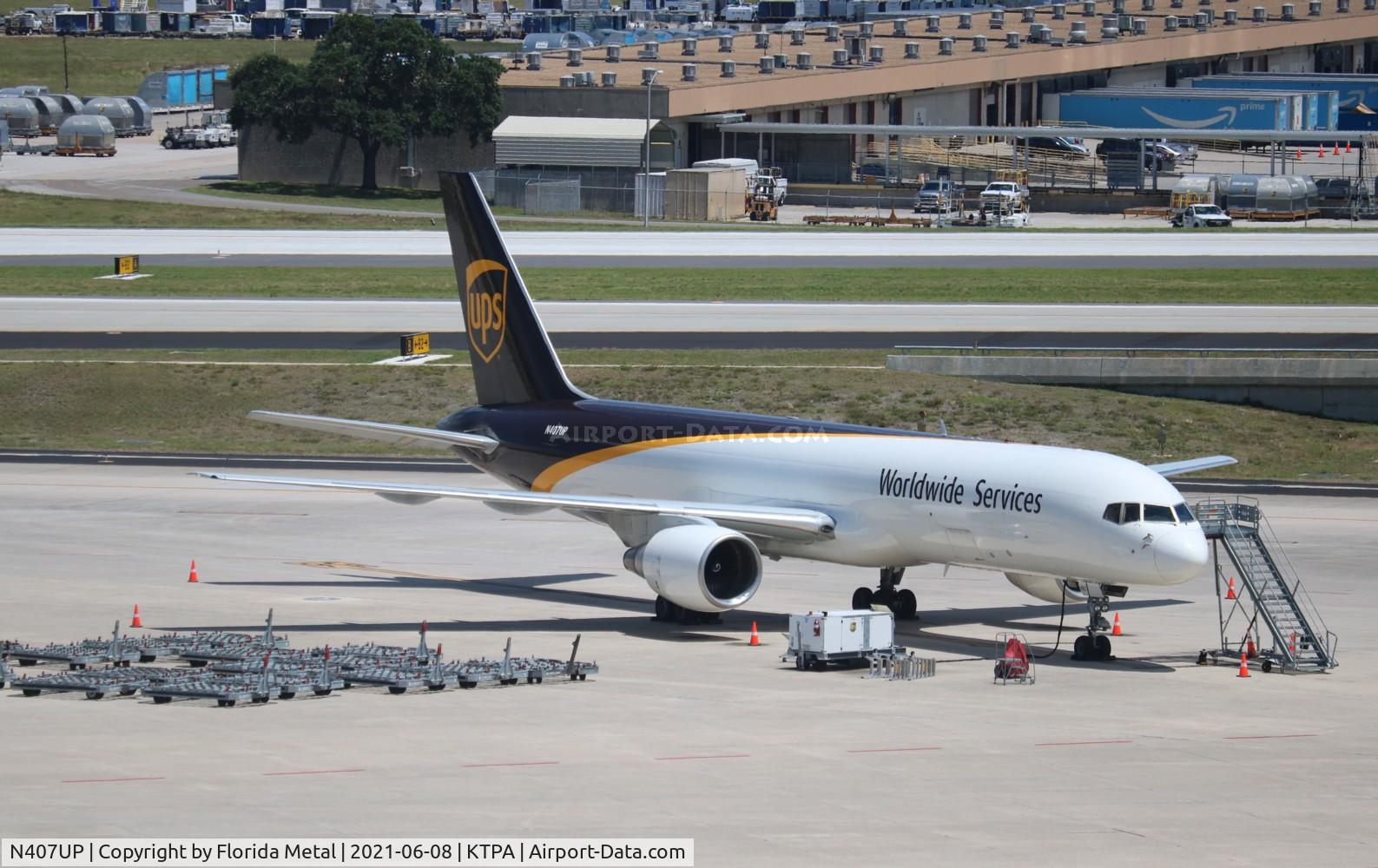 N407UP, 1988 Boeing 757-24APF C/N 23729, TPA 2021
