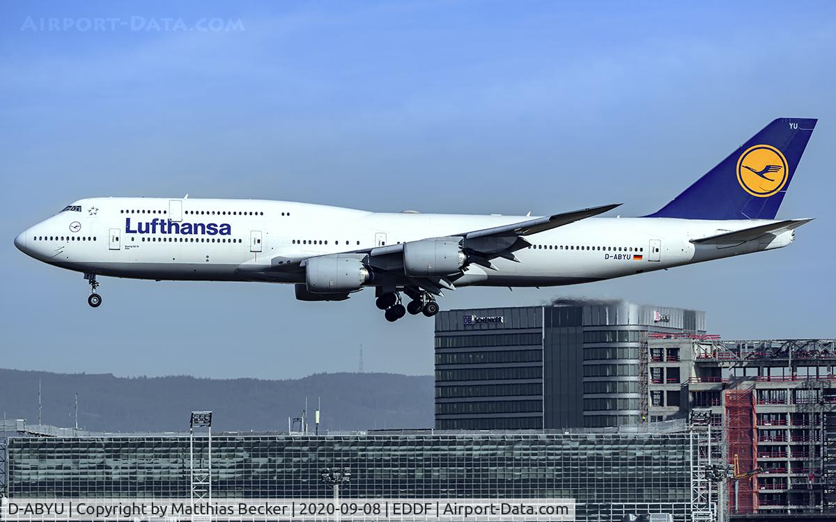D-ABYU, 2015 Boeing 747-830 C/N 37845, D-ABYU