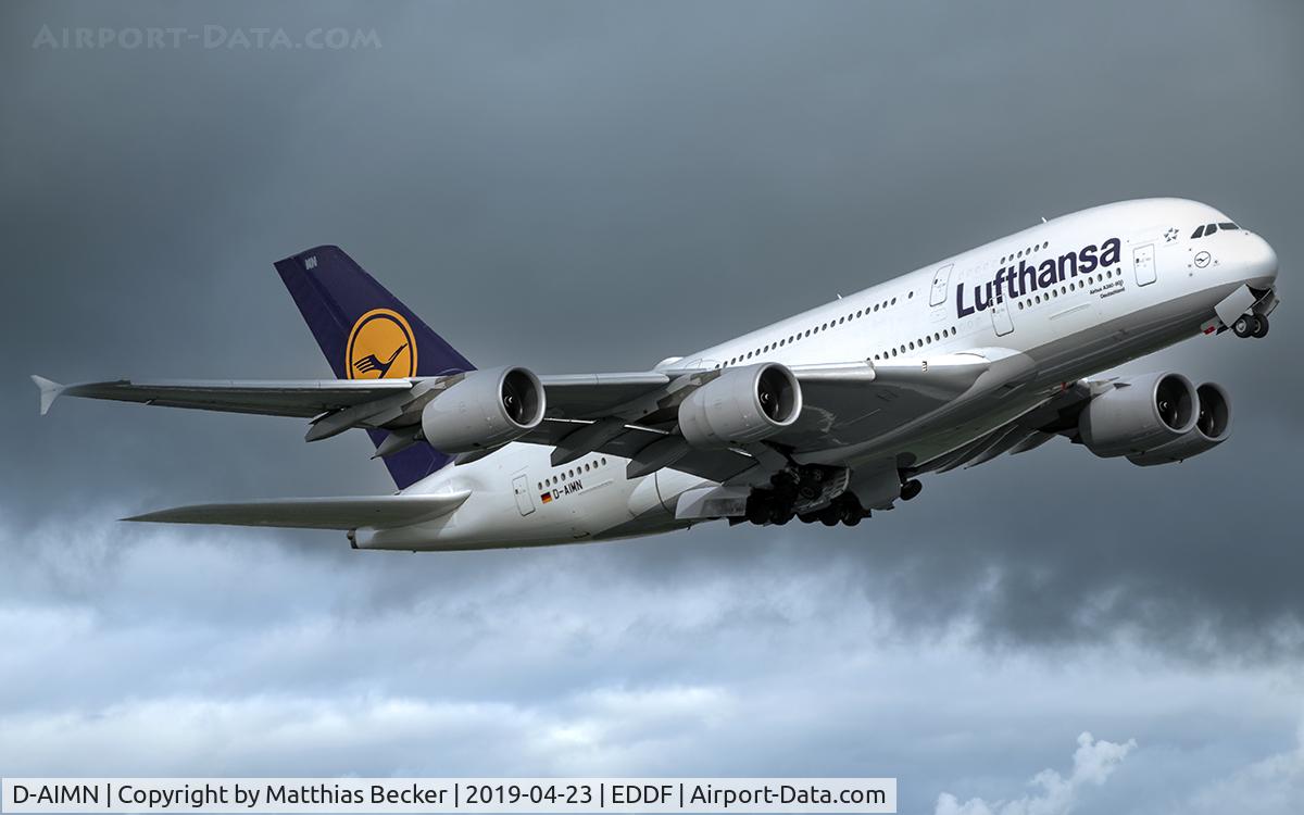 D-AIMN, 2014 Airbus A380-841 C/N 177, D-AIMN