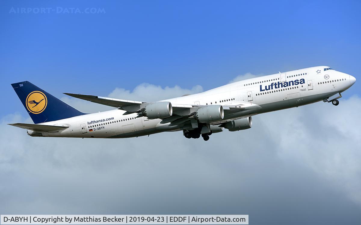 D-ABYH, 2013 Boeing 747-830 C/N 37832, D-ABYH