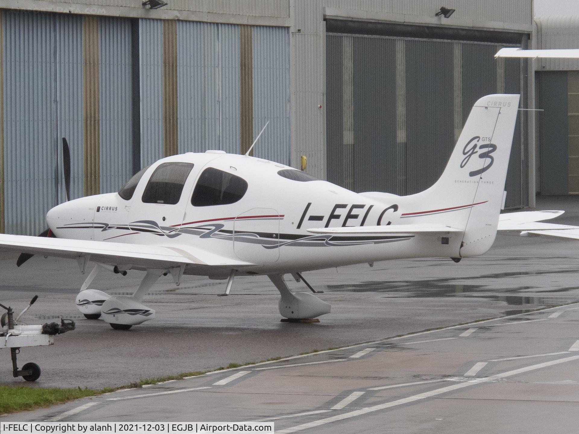I-FELC, 2008 Cirrus SR22 C/N 3039, Parked outside ASG, Guernsey