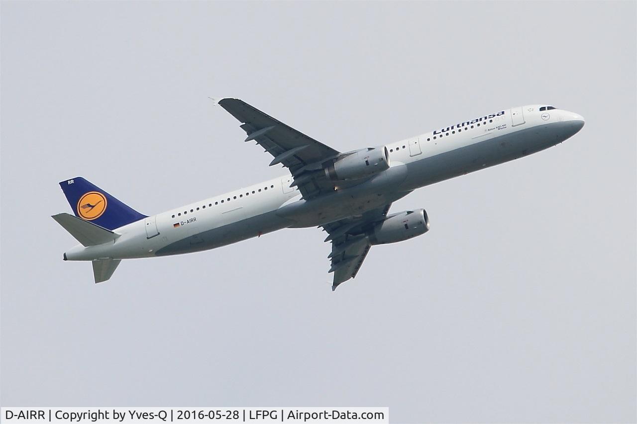 D-AIRR, 1995 Airbus A321-131 C/N 0567, Airbus A321-131, Climbing from rwy 06R, Roissy Charles De Gaulle airport (LFPG-CDG)