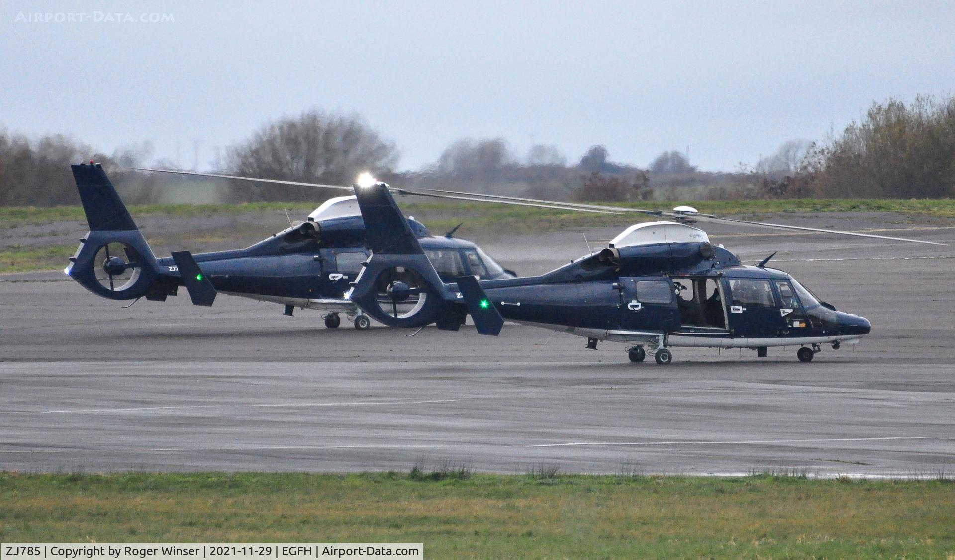 ZJ785, Eurocopter AS-365N-3 Dauphin 2 C/N 6823, With ZJ781.
Operated by 658 Squadron AAC.