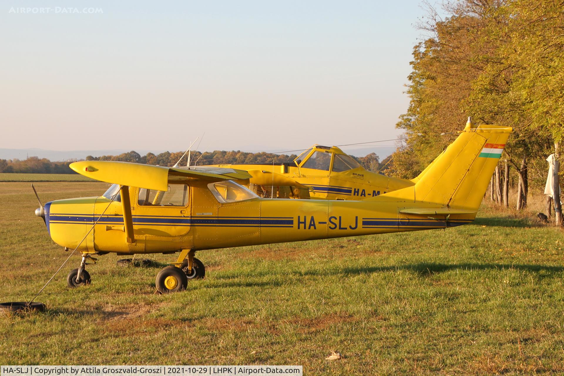 HA-SLJ, 1965 Cessna 150F C/N 150-62039, LHPK - Papkutapuszta Airport, hungary