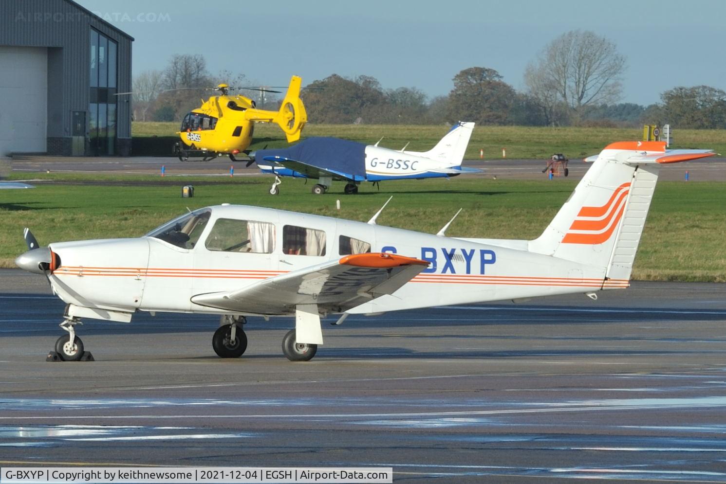 G-BXYP, 1980 Piper PA-28RT-201 Arrow IV C/N 28R-8018050, Parked at Norwich.