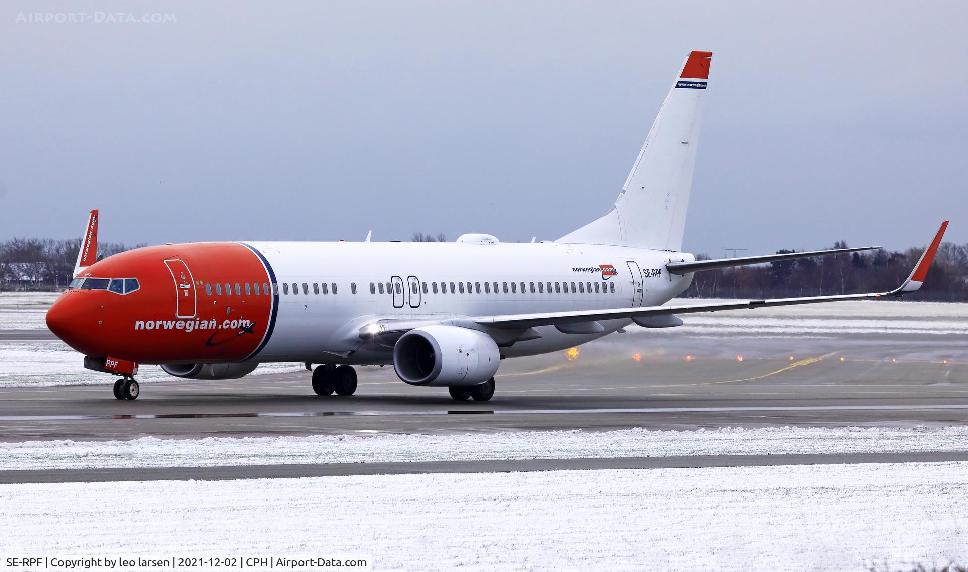 SE-RPF, 2016 Boeing 737-8JP C/N 42076, Copenhagen 2.12.2021