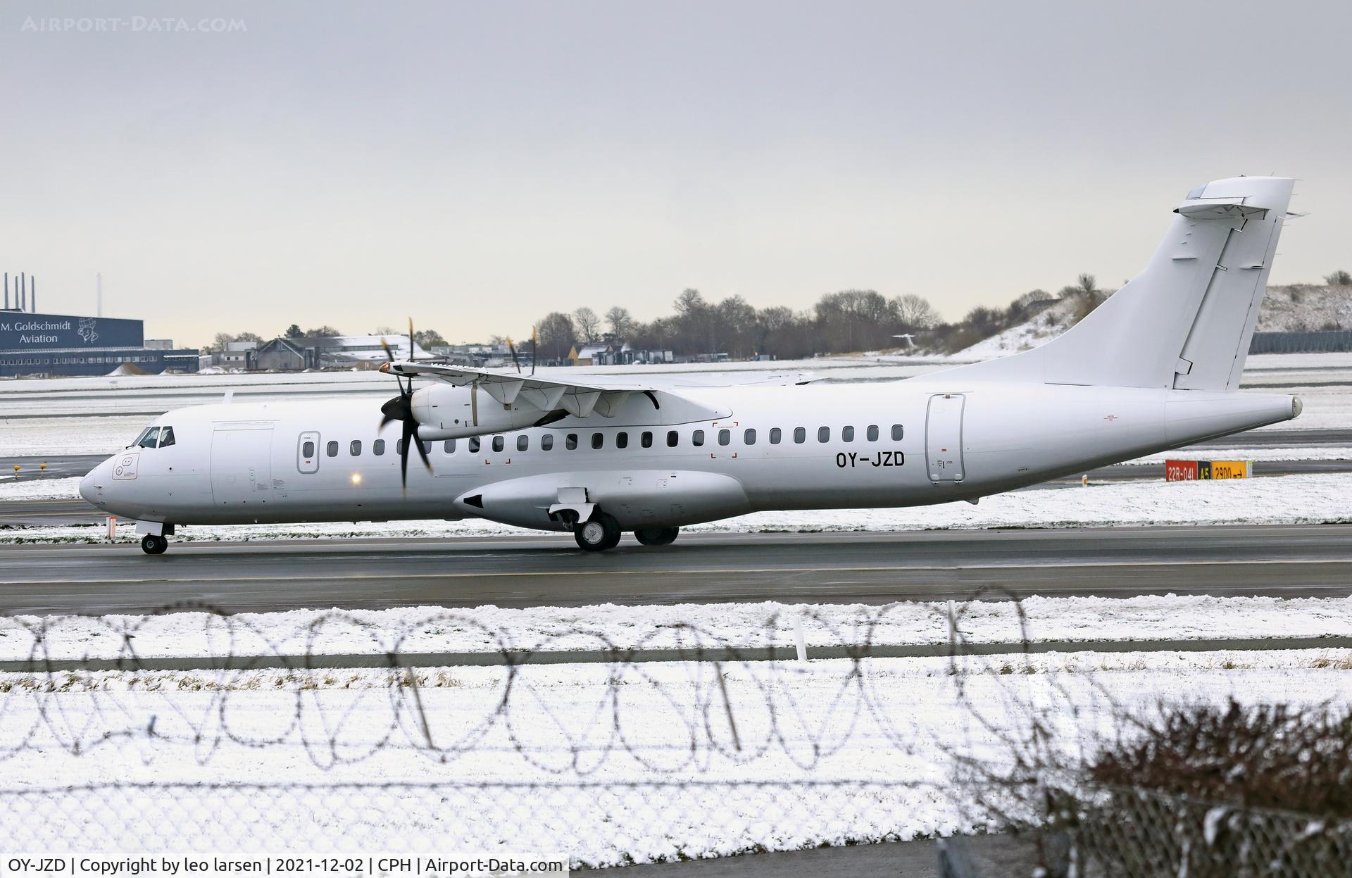 OY-JZD, 2013 ATR 72-600 (72-212A) C/N 1131, Copenhagen 2.12.2021