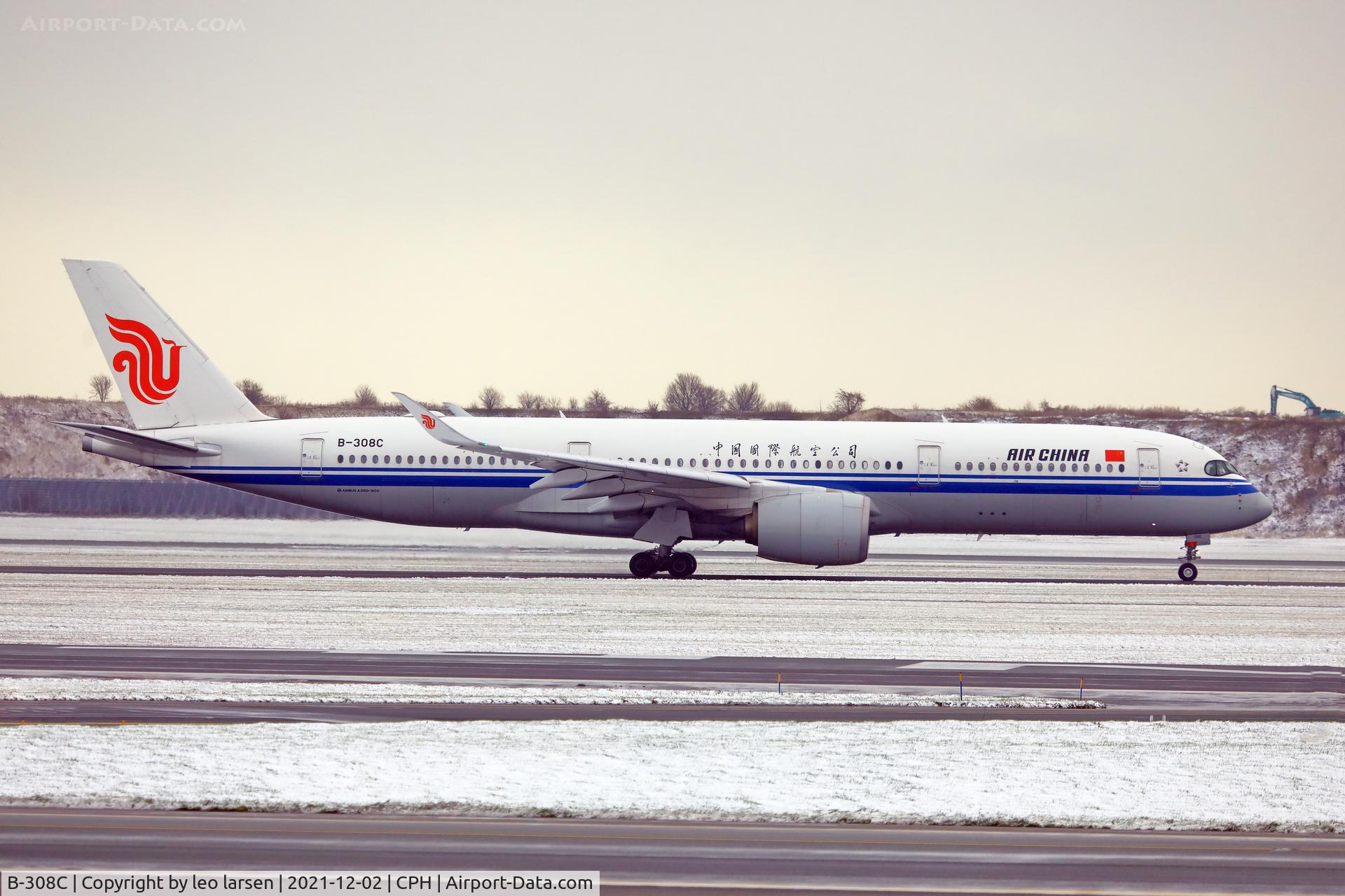 B-308C, 2019 Airbus A350-941 C/N 295, Copenhagen 2.12.2021