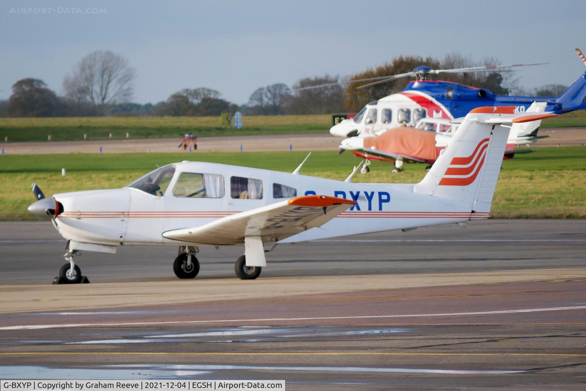 G-BXYP, 1980 Piper PA-28RT-201 Arrow IV C/N 28R-8018050, Parked at Norwich.