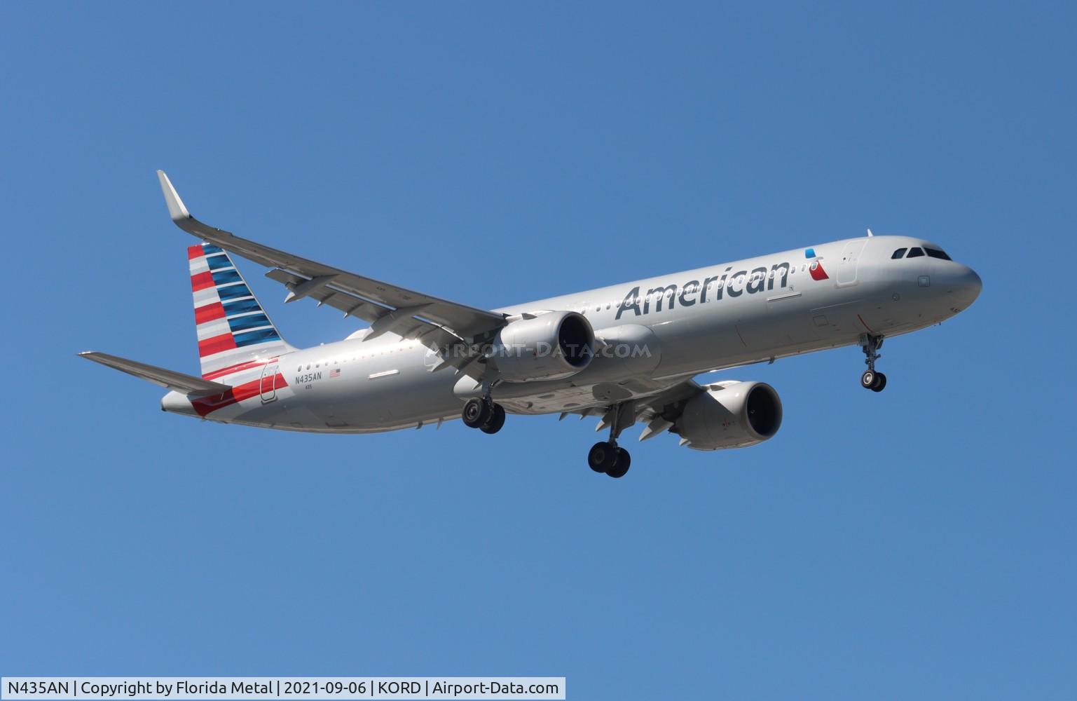 N435AN, 2021 Airbus A321-253NX C/N 10566, American
