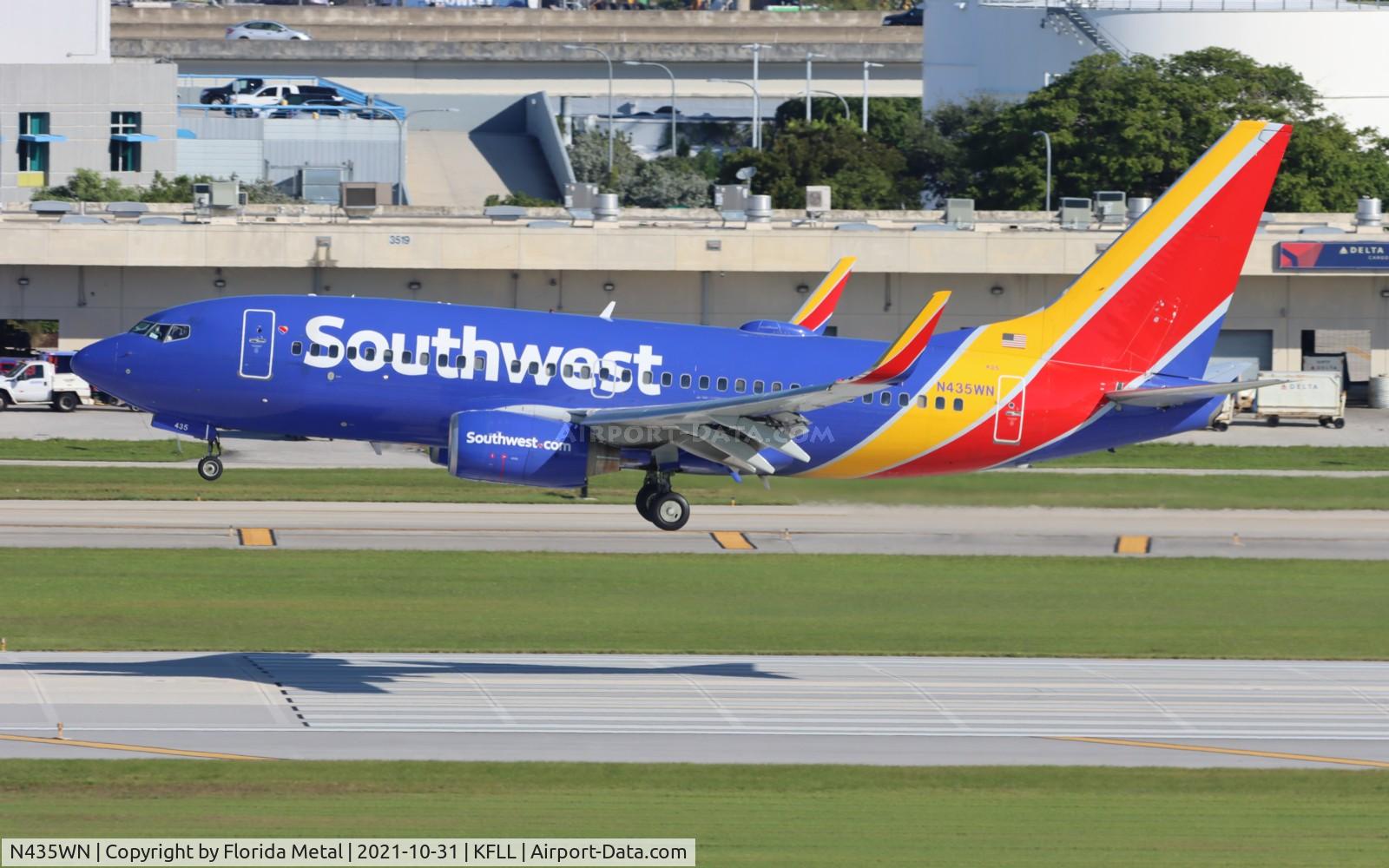 N435WN, 2003 Boeing 737-7H4 C/N 32455, FLL 2021