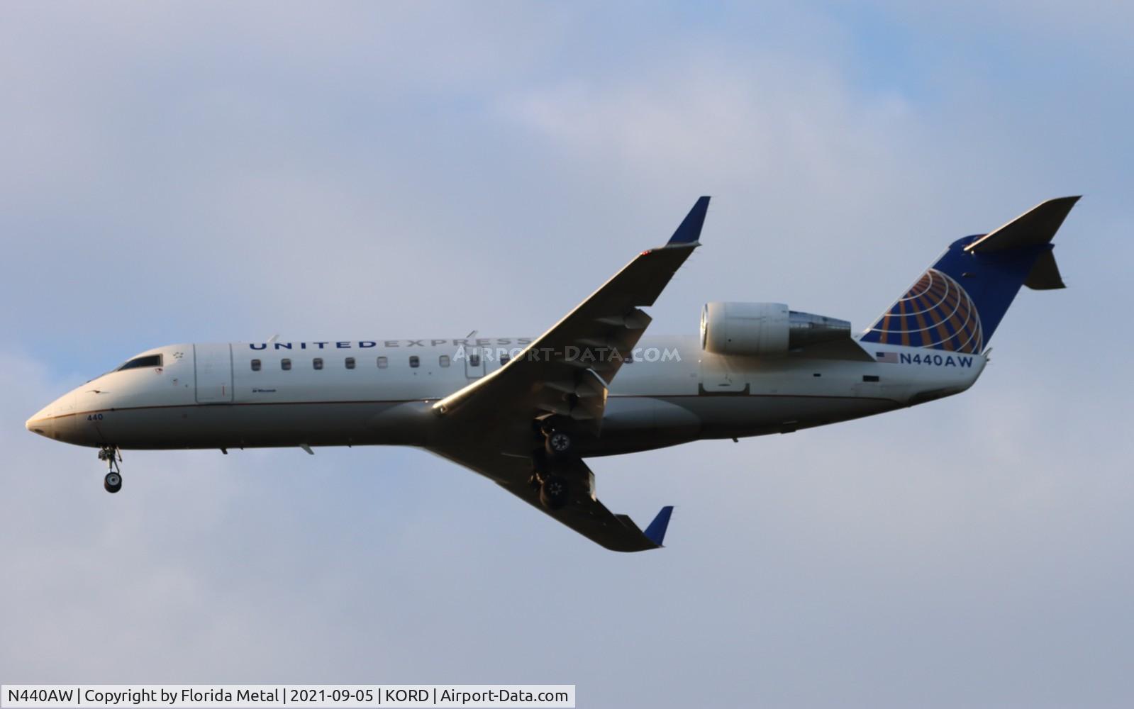 N440AW, 2003 Bombardier CRJ-200LR (CL-600-2B19) C/N 7766, ORD 2021
