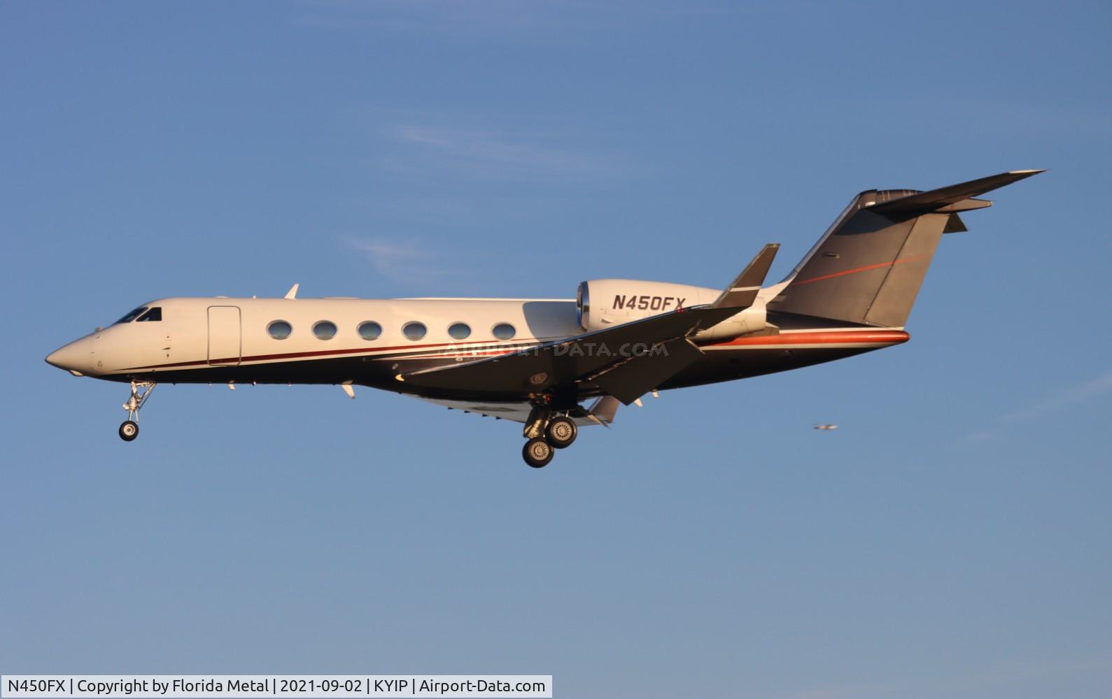 N450FX, 2015 Gulfstream GIV-X (G450) C/N 4330, Other Michigan Airports 2021