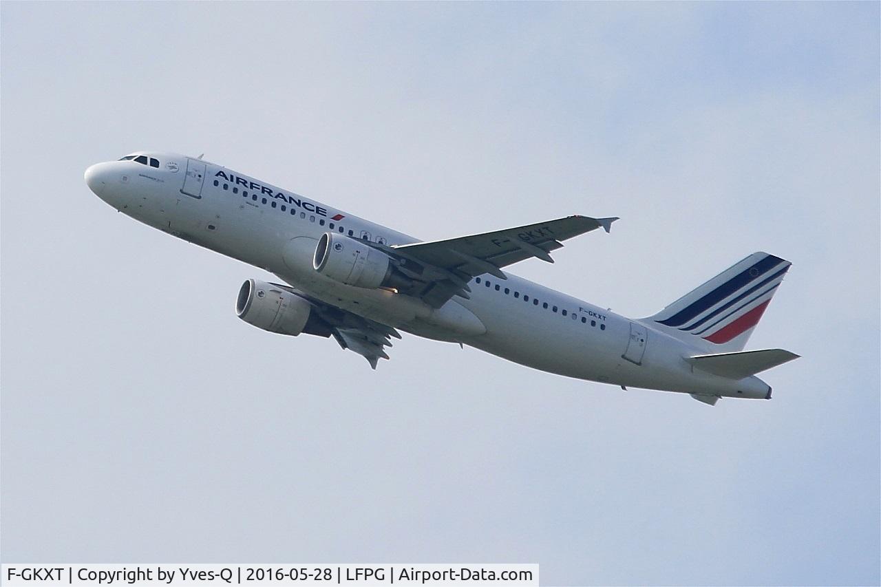 F-GKXT, 2009 Airbus A320-214 C/N 3859, Airbus A320-214, Climbing from rwy 08L, Roissy Charles De Gaulle airport (LFPG-CDG)