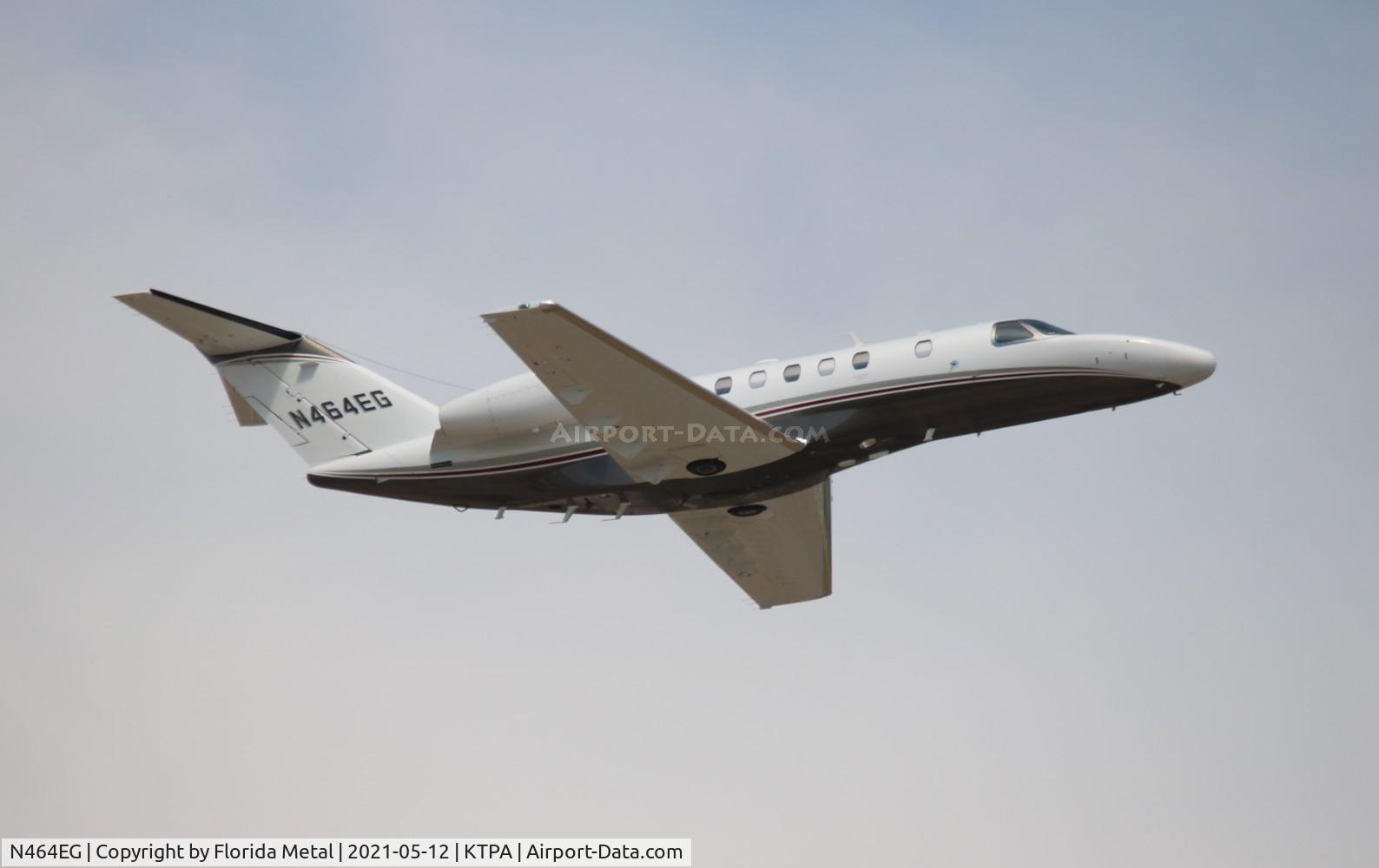 N464EG, 2012 Cessna 525C CitationJet CJ4 C/N 525C0117, TPA 2021