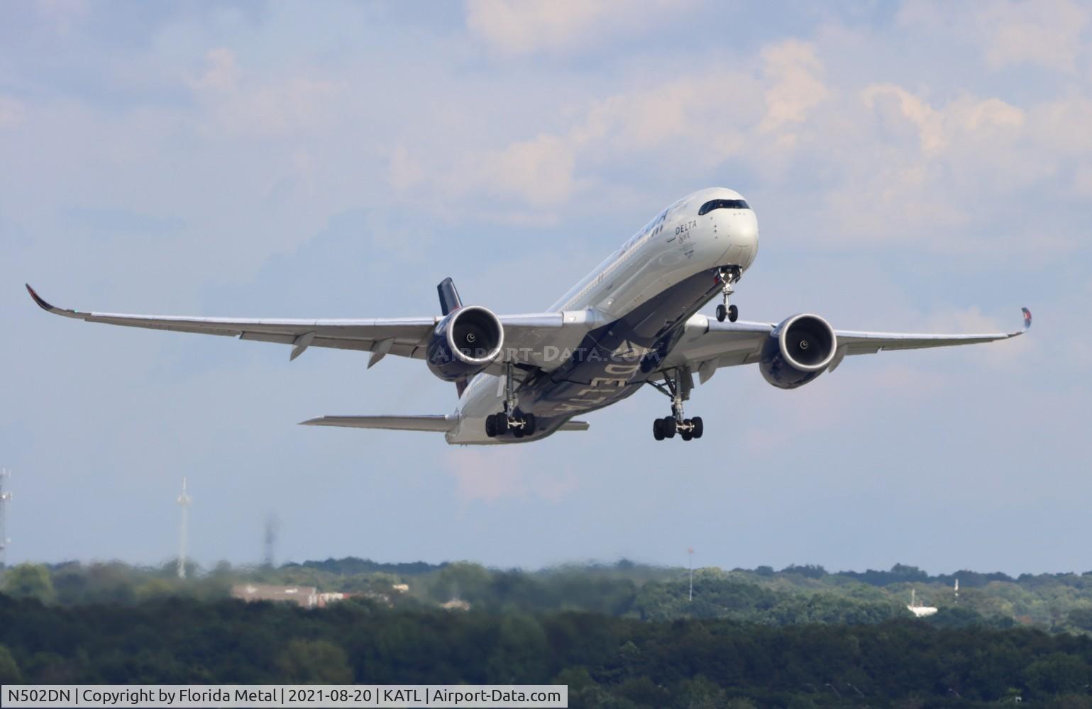 N502DN, 2017 Airbus A350-941 C/N 135, ATL 2021