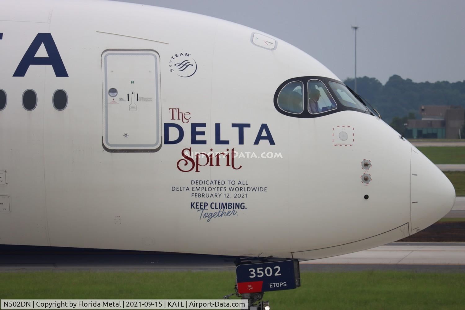 N502DN, 2017 Airbus A350-941 C/N 135, ATL 2021
