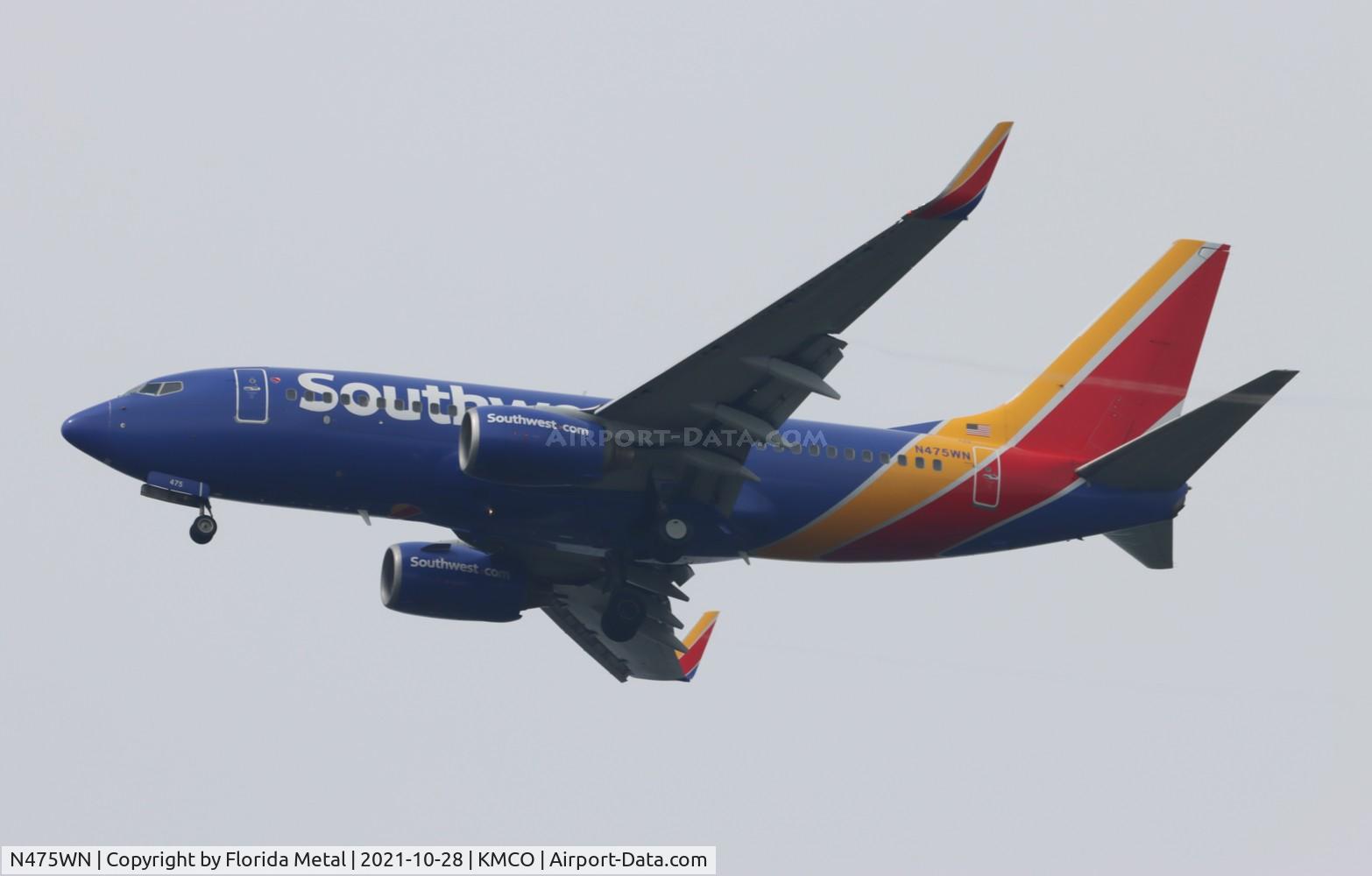 N475WN, 2004 Boeing 737-7H4 C/N 32474, MCO 2021