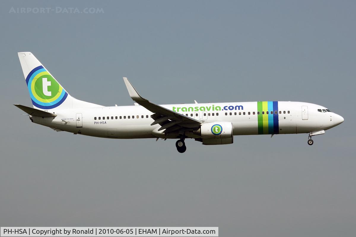 PH-HSA, 2009 Boeing 737-8K2 C/N 34171, at spl