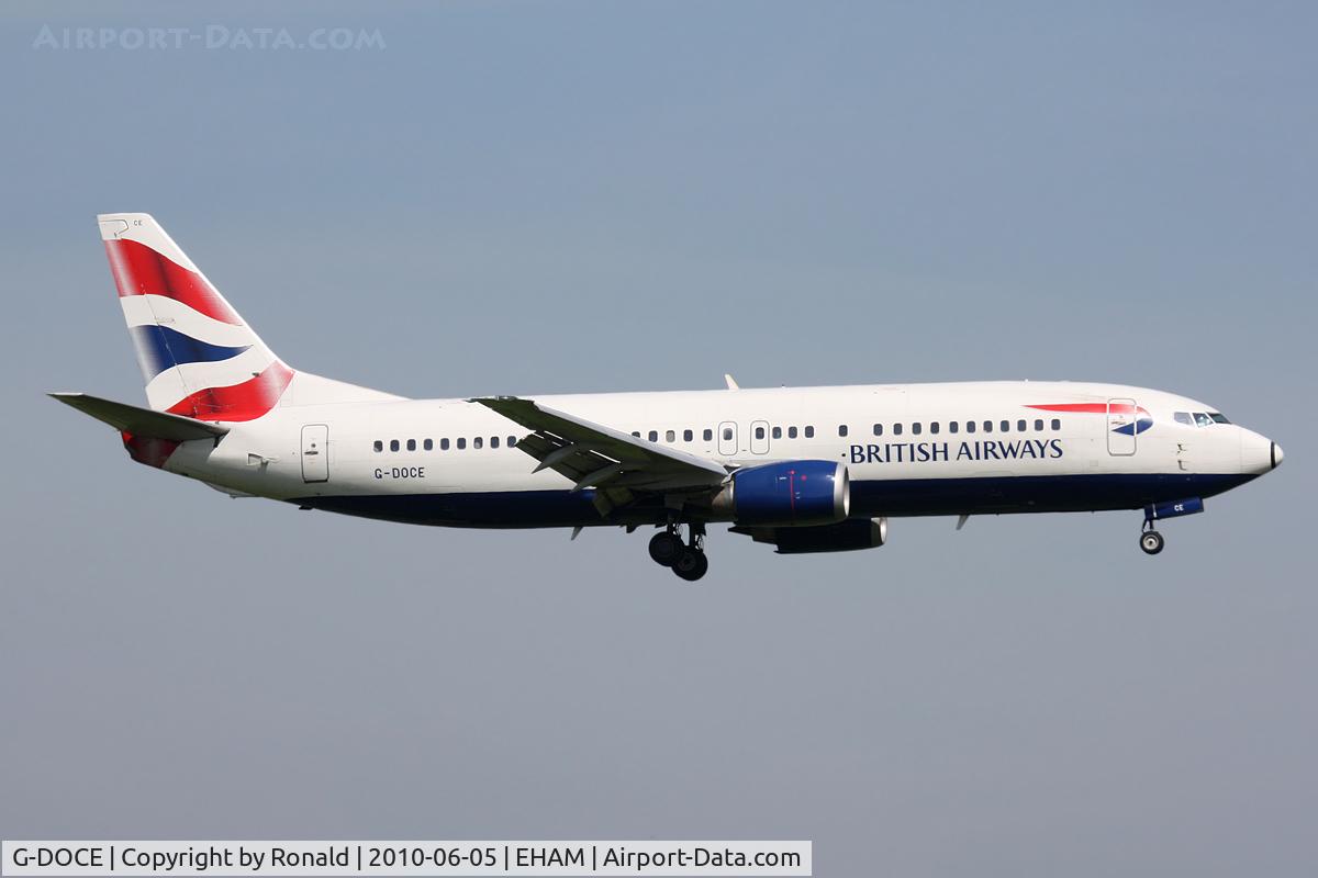 G-DOCE, 1991 Boeing 737-436 C/N 25350, at spl
