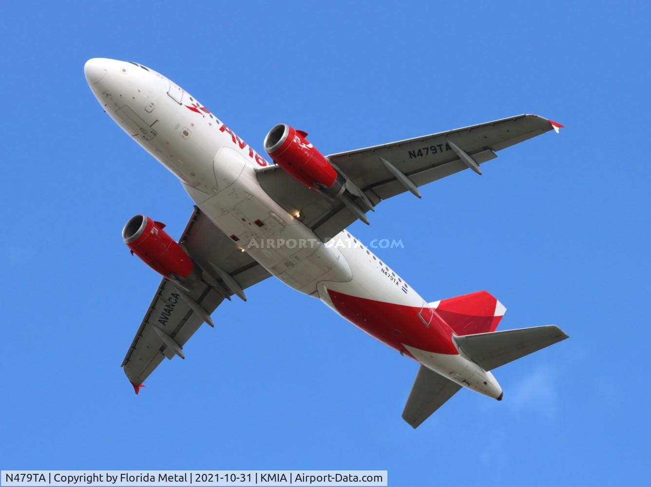 N479TA, 2005 Airbus A319-132 C/N 2444, MIA 2021