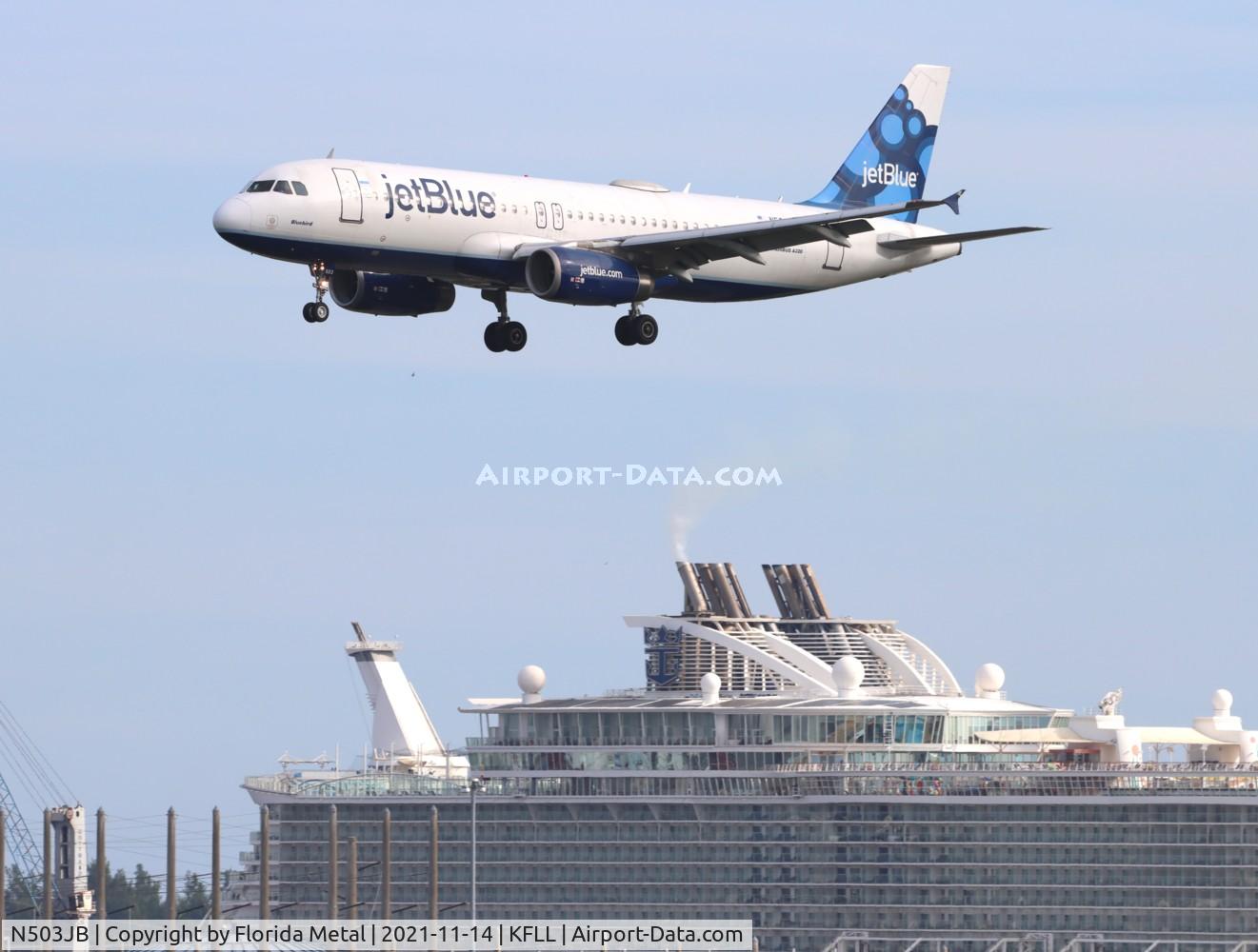 N503JB, 1999 Airbus A320-232 C/N 1123, FLL 2021