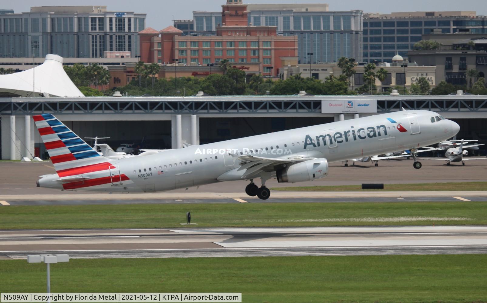 N509AY, 2009 Airbus A321-231 C/N 3796, TPA 2021