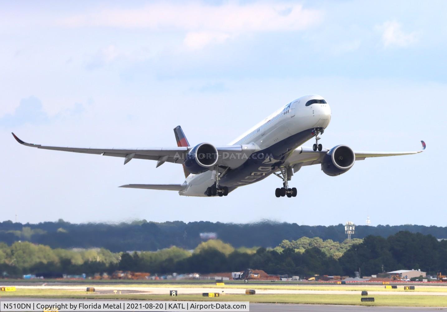 N510DN, 2018 Airbus A350-941 C/N 204, ATL 2021