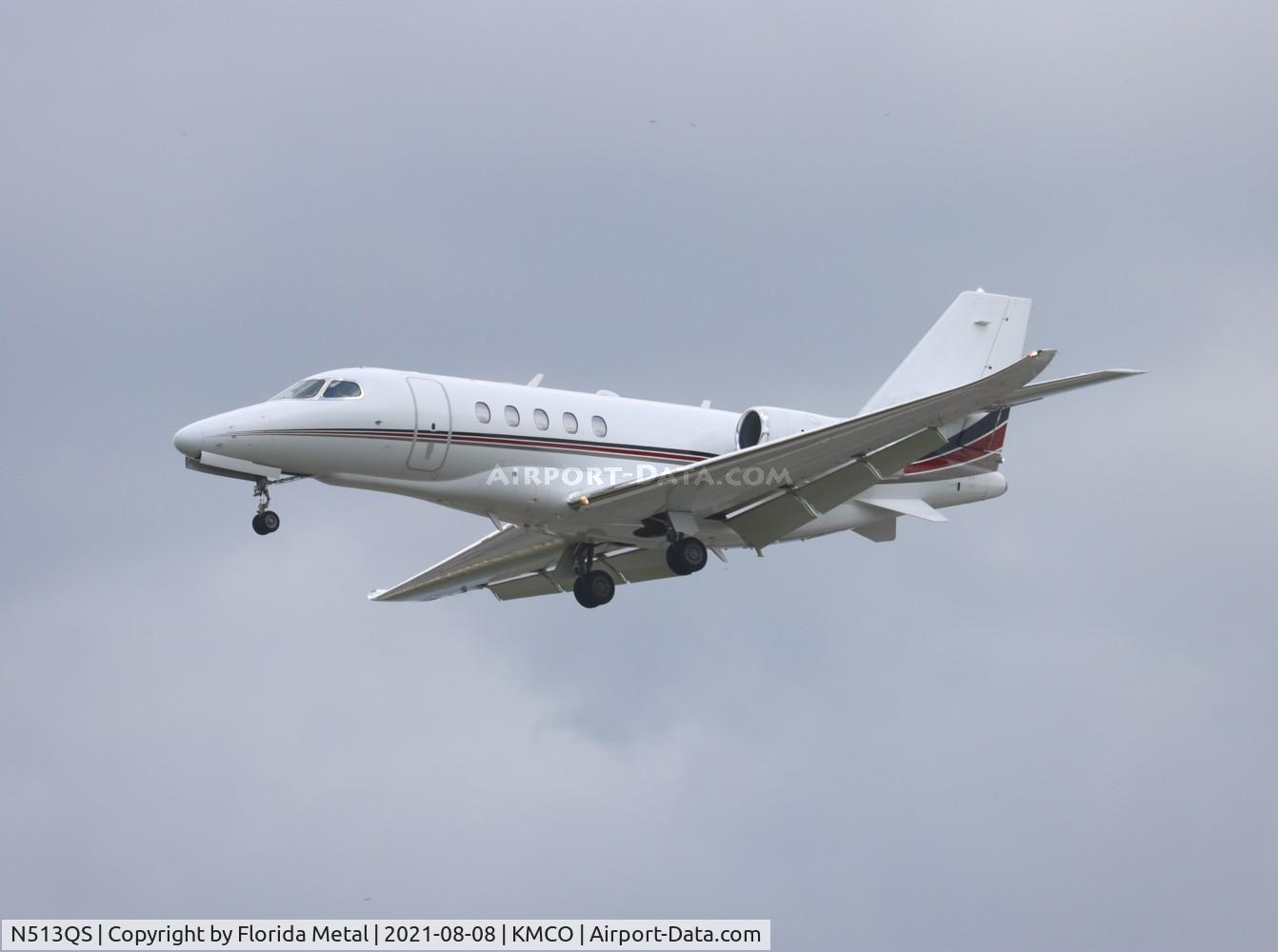 N513QS, 2016 Cessna 680A Citation Latitude C/N 680A-0046, MCO 2021