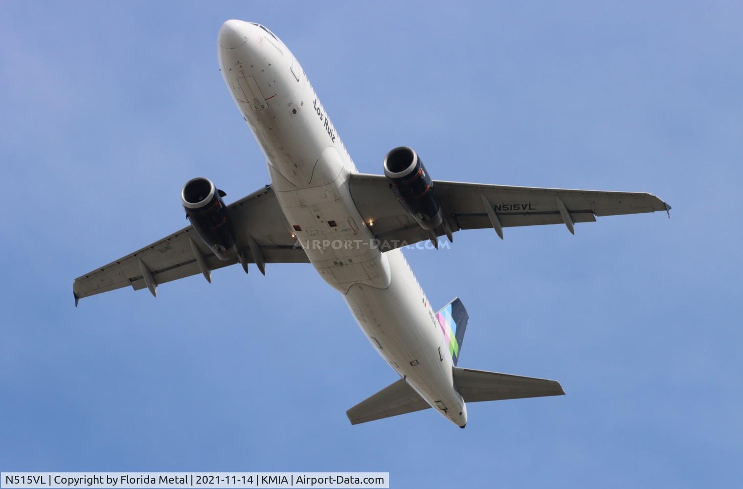 N515VL, 2012 Airbus A320-233 C/N 5391, MIA 2021