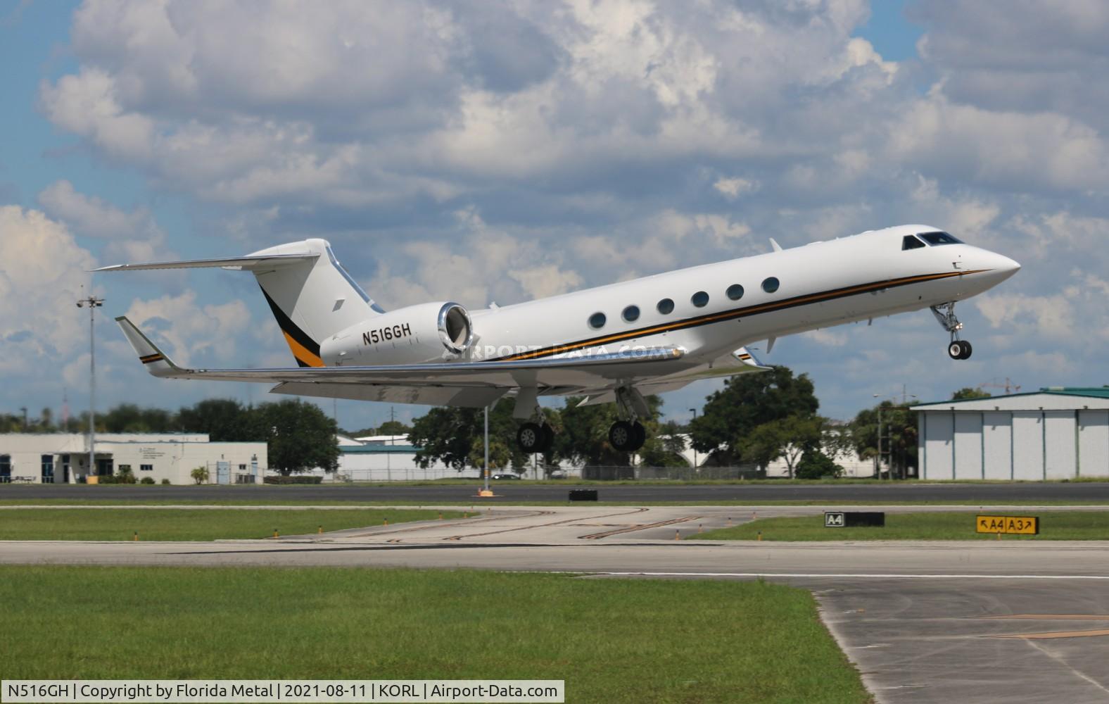 N516GH, 1998 Gulfstream Aerospace G-V C/N 553, ORL 2021