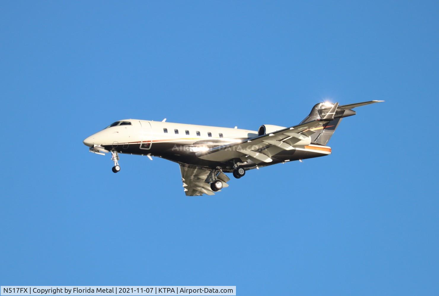 N517FX, 2004 Bombardier Challenger 300 (BD-100-1A10) C/N 20038, TPA 2021