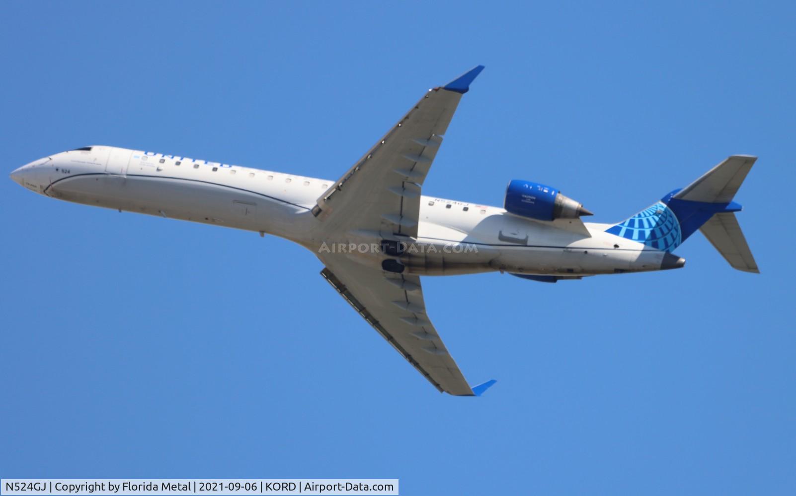 N524GJ, 2003 Bombardier CRJ-550 (CL-600-2C11) C/N 10097, ORD 2021