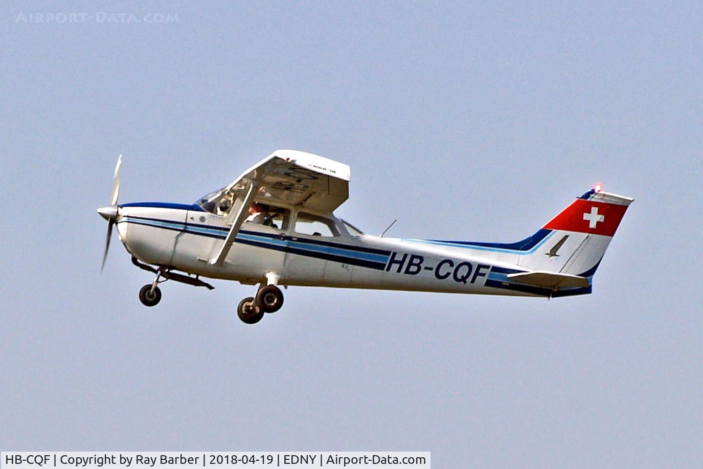 HB-CQF, 1973 Cessna 172M C/N 17261782, HB-CQF   Cessna 172M Skyhawk [172-61782] Friedrichshafen~D 19/04/2018
