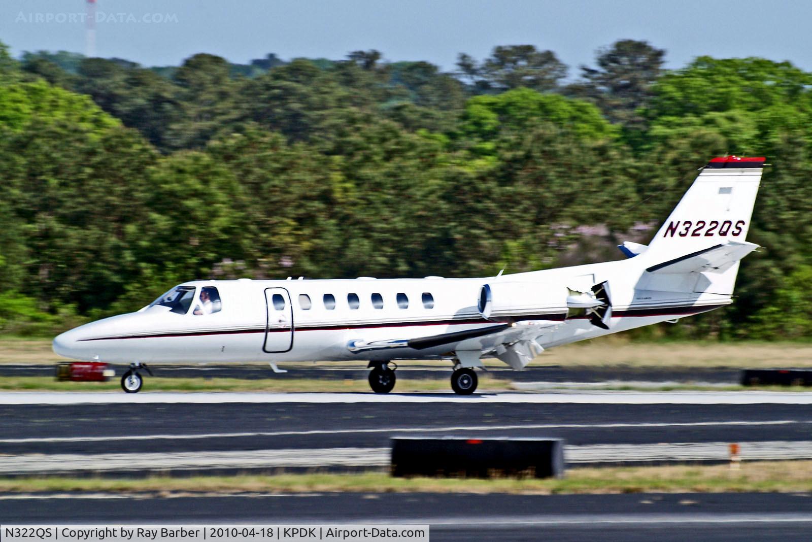 N322QS, 1997 Cessna 560 Citation Ultra C/N 560-0421, N322QS   Cessna Citation Ultra [560-0421] (NetJets) Atlanta-Dekalb Peachtree~N 18/04/2010
