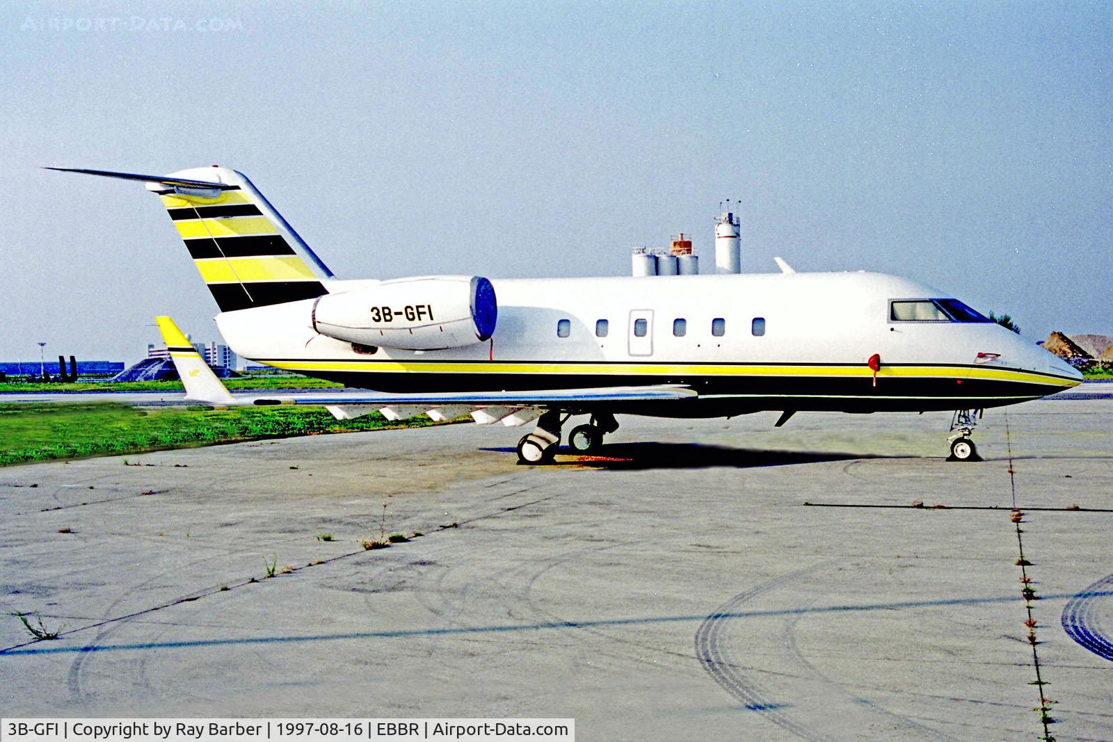 3B-GFI, Canadair Challenger 600 (CL-600A-1A11) C/N 1019, 3B-GFI   Canadair CL.600 Challenger [1019] (Aircraft Guaranty Corp Trustee) Brussels-National~OO 16/08/1997