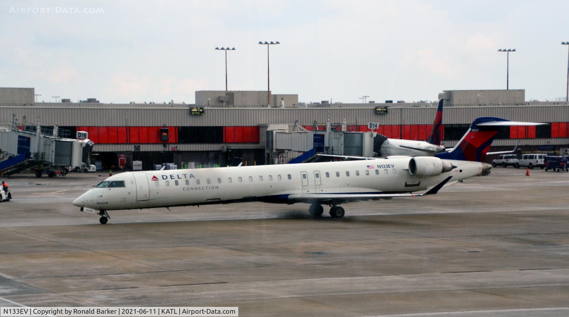 N133EV, 2009 Bombardier CRJ-900ER (CL-600-2D24) C/N 15222, Taxi ATL