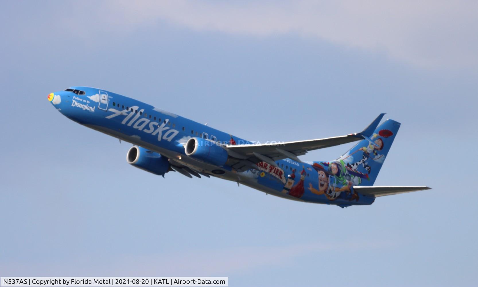 N537AS, 2012 Boeing 737-890 C/N 35204, Alaska